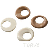 Vintage Resin Round Hollow Belt Ring DIY Earring Accessories