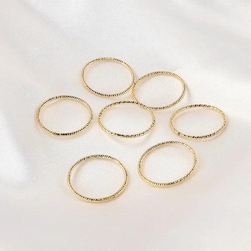 19mm Button Hollow DIY Jewelry Earrings Necklace Accessories