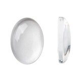 200pcs Clear Oval Glass Cabochons 10-40mm DIY Jewelry Making Accessories