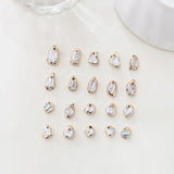 Baroque Copper Rimmed Pearl Loose Beads DIY Necklace Bracelet