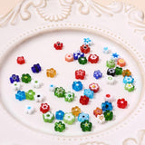 Mini Flower Glass Bead DIY Jewelry Making Kit