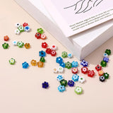 Mini Flower Glass Bead DIY Jewelry Making Kit