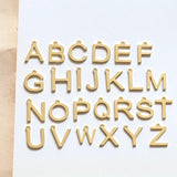Copper English Letters Pendant for DIY Jewelry
