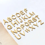 Copper English Letters Pendant for DIY Jewelry