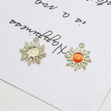Tears of the Sun Alloy Opal Pendant DIY Jewelry Earrings Necklace Material