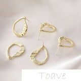 Irregular Water Drop Earrings DIY Accessories