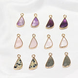 Speckled Stone Crystal Gem Bag Phnom Pendant DIY Jewelry
