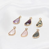 Speckled Stone Crystal Gem Bag Phnom Pendant DIY Jewelry