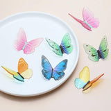Fairy Pink Butterfly Wing Patch DIY Earring Material