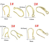 5 Pairs 14K Allergy-Proof Earhook Accessories for DIY Earrings