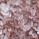 460g Strawberry Quart Tumbled Stone Chips Crushed Pieces Irregular Stones Beads