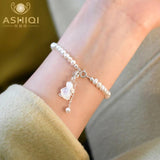 Freshwater Pearl Rabbit Pendant Bracelet Women's Jewelry