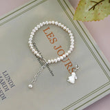 Freshwater Pearl Rabbit Pendant Bracelet Women's Jewelry