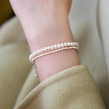 Freshwater Pearl Rabbit Pendant Bracelet Women's Jewelry