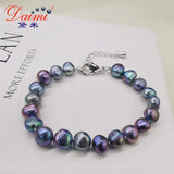 Baroque Freshwater Pearl Bracelet 8-9mm