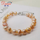 Baroque Freshwater Pearl Bracelet 8-9mm