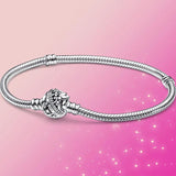 100th Anniv. 925 Sterling Silver Graffiti Bracelet, Original Charm Jewelry
