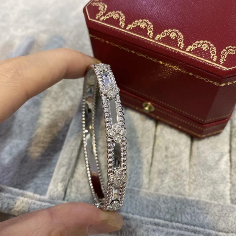 925 Silver Lucky Flower Kaleidoscope Bracelet