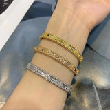 925 Silver Lucky Flower Kaleidoscope Bracelet