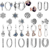 Zircon Snowflake Charms Earrings For Women - Hot European Jewelry Gift