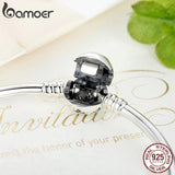 925 Silver Snowflake Clasp Snake Chain Bracelet DIY Jewelry