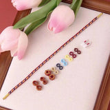 Hand-woven Red Rope Rabbit Ears Bracelet Chinese Antique Couple Handstring