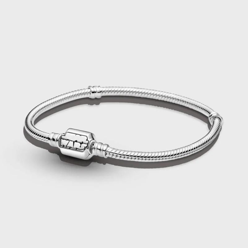 925 Sterling Silver Stitch Bracelet Castle Heart Fit Original Charm Jewelry