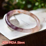 Natural Violet Jade Bracelet Boutique Jewelry Smoke Purple Women's