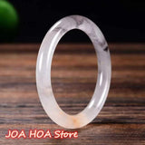 Natural Violet Jade Bracelet Boutique Jewelry Smoke Purple Women's
