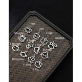 925 Silver Zodiac Red Rope Bracelet for Women