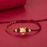 Pure 999 Red Rope Zodiac Bracelet