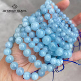Aquamarine Bracelet Crystal Jewelry Healing Bangle
