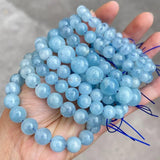 Aquamarine Bracelet Crystal Jewelry Healing Bangle