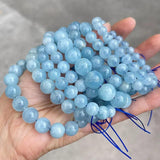 Aquamarine Bracelet Crystal Jewelry Healing Bangle