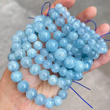 Aquamarine Bracelet Crystal Jewelry Healing Bangle