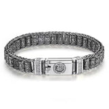 Lucky Buddhist Sutra Bracelet for Men Retro Six-Word Spell Accessories