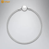 925 Sterling Silver Bracelet Moments Mesh Bracelet