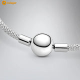 925 Sterling Silver Bracelet Moments Mesh Bracelet