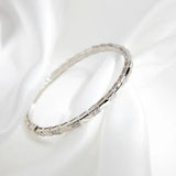 925 Silver Gilded Snake Bone Bracelet for Women