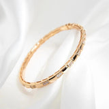 925 Silver Gilded Snake Bone Bracelet for Women