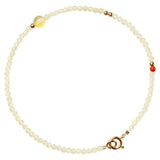14k Natural Citrine & Agate Beaded Bracelet for Women YBR628