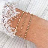 925 Silver Paper Clip Chain Bracelet