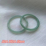 Ice-Seed Round Women's Oil-blue Jade Bracelet