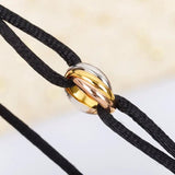 925 Sterling Silver Three Ring Separation Bracelet Women's Jewelry Anniversary