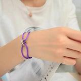 925 Sterling Silver Three Ring Separation Bracelet Women's Jewelry Anniversary