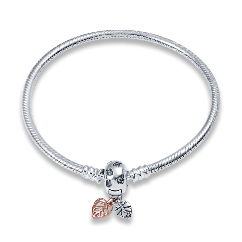 925 Sterling Silber Charm Bead Armband f?r Frauen