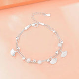 925 Sterling Silber Charm Bead Armband f?r Frauen