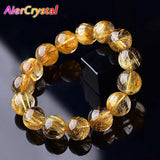 High Rutilated Quartz Crystal Bracelet for Women