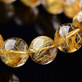 High Rutilated Quartz Crystal Bracelet for Women