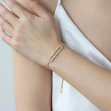 Copper Gilded Zirconium 1314 Bracelet